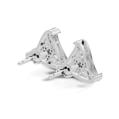 Elegant Pear Or Round Shaped Diamond Stud Earring Classic Affordable Earring Perfect Gift In 14K Solid Gold - HIGHCARAT DIAMONDS
