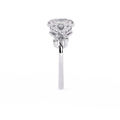 Twisted 1.80Ct Oval And Round Cut Diamond Antique Vintage Inspired Dainty Annivrasry Ring Gift For Her - HIGHCARAT DIAMONDS