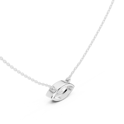 Unique 2.50Ct Marquise Cut Lab Grown Minimalist Dainty Pendant For Her - HIGHCARAT DIAMONDS