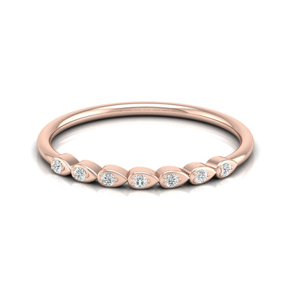 Unique Lab grown Or Natural Round Cut Engagement Ring For Women's In 14K Solid Gold - HIGHCARAT DIAMONDS