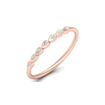 Unique Lab grown Or Natural Round Cut Engagement Ring For Women's In 14K Solid Gold - HIGHCARAT DIAMONDS