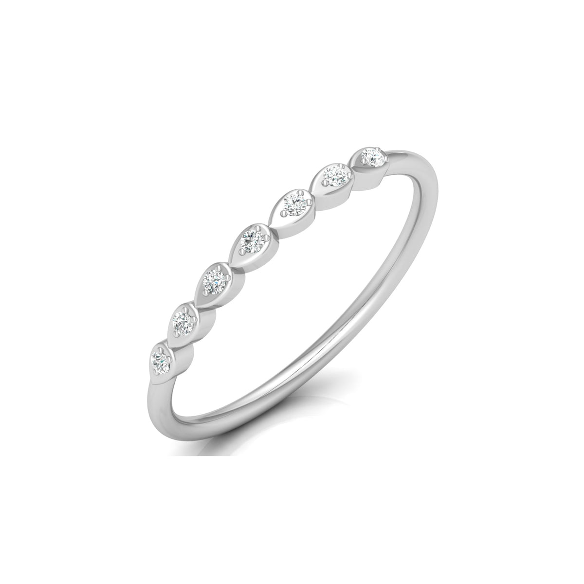 Unique Lab grown Or Natural Round Cut Engagement Ring For Women's In 14K Solid Gold - HIGHCARAT DIAMONDS