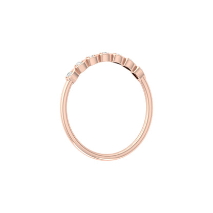 Unique Lab grown Or Natural Round Cut Engagement Ring For Women's In 14K Solid Gold - HIGHCARAT DIAMONDS