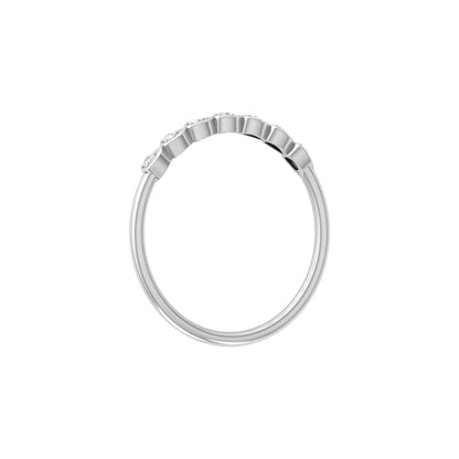 Unique Lab grown Or Natural Round Cut Engagement Ring For Women's In 14K Solid Gold - HIGHCARAT DIAMONDS