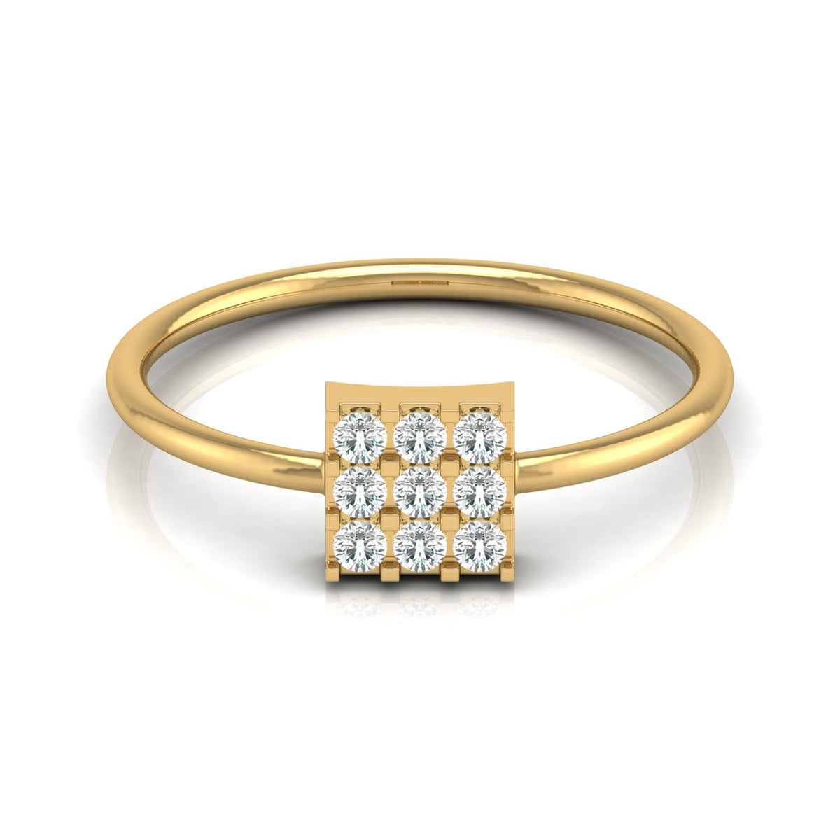 Unisex Diamond Ring for Wedding and Special Occasions 18K Solid Gold - HIGHCARAT DIAMONDS