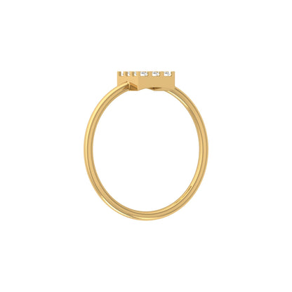 Unisex Diamond Ring for Wedding and Special Occasions 18K Solid Gold - HIGHCARAT DIAMONDS