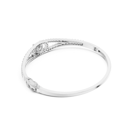 Vintage 3.16CT Round Cut Lab Grown Diamond Minimalist Party Wear Bracelet - HIGHCARAT DIAMONDS