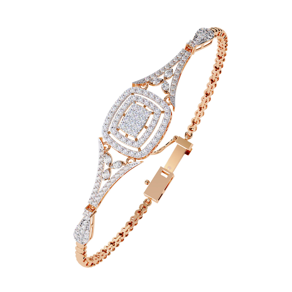 Vintage 1.07Ct Round Cut Lab Grown Diamond Antique Minimalist Perfect  Sparkling Bridesmaid Cuff Bracelet - HIGHCARAT DIAMONDS
