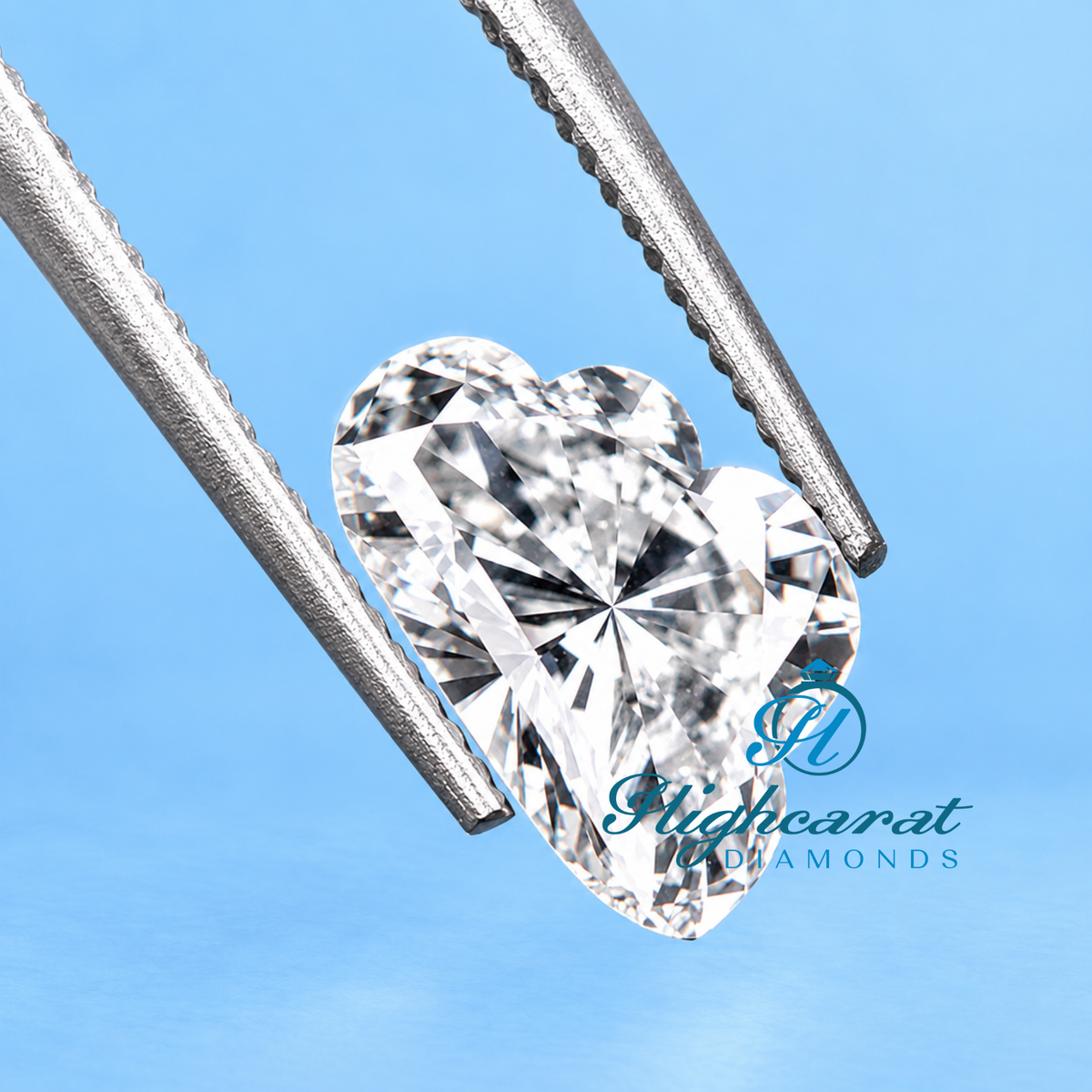 Cloud shape fancy cut lab grown diamond