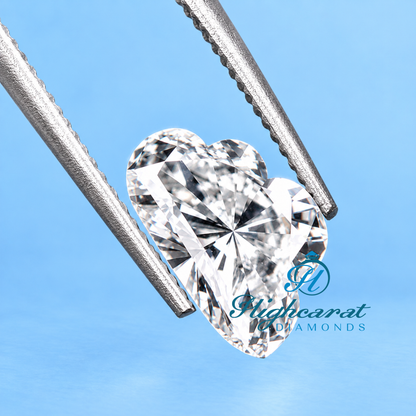 Cloud shape fancy cut lab grown diamond