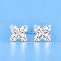 Loose Lily Flower Shaped Lab Grown Diamond for Custom Jewelry Designs