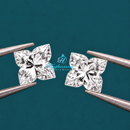 Lily Flower Shape Lab Grown Diamond
