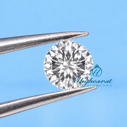 Close-up of antique round Portuguese cut diamond