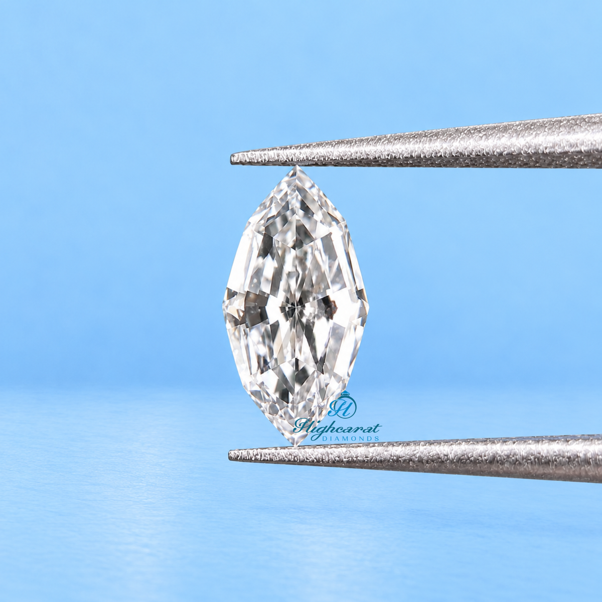 Loose Elongated Marquise Cut Lab Grown Diamond Stone